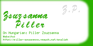 zsuzsanna piller business card